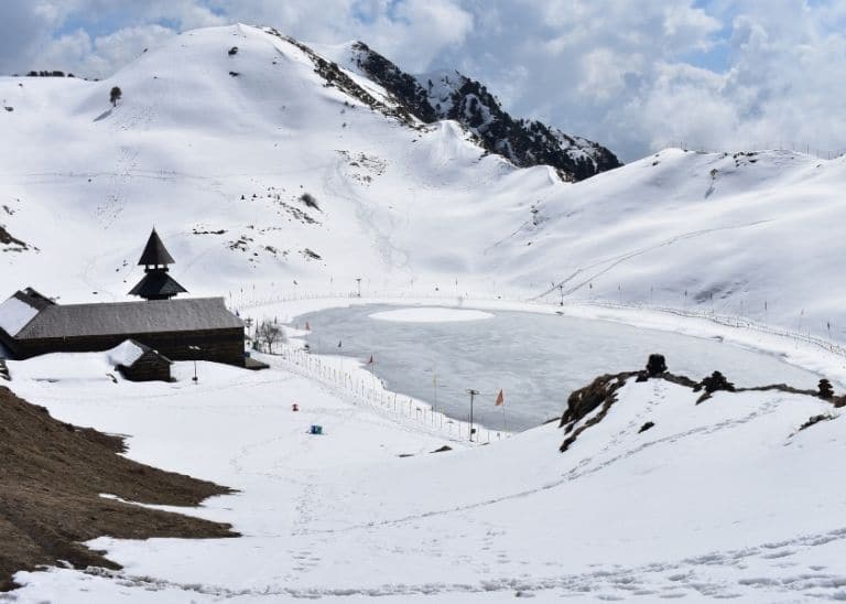 Prashar Lake - 10 winter destinations in Himachal