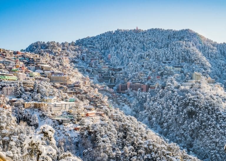 Shimla - Best winter destinations in Himachal