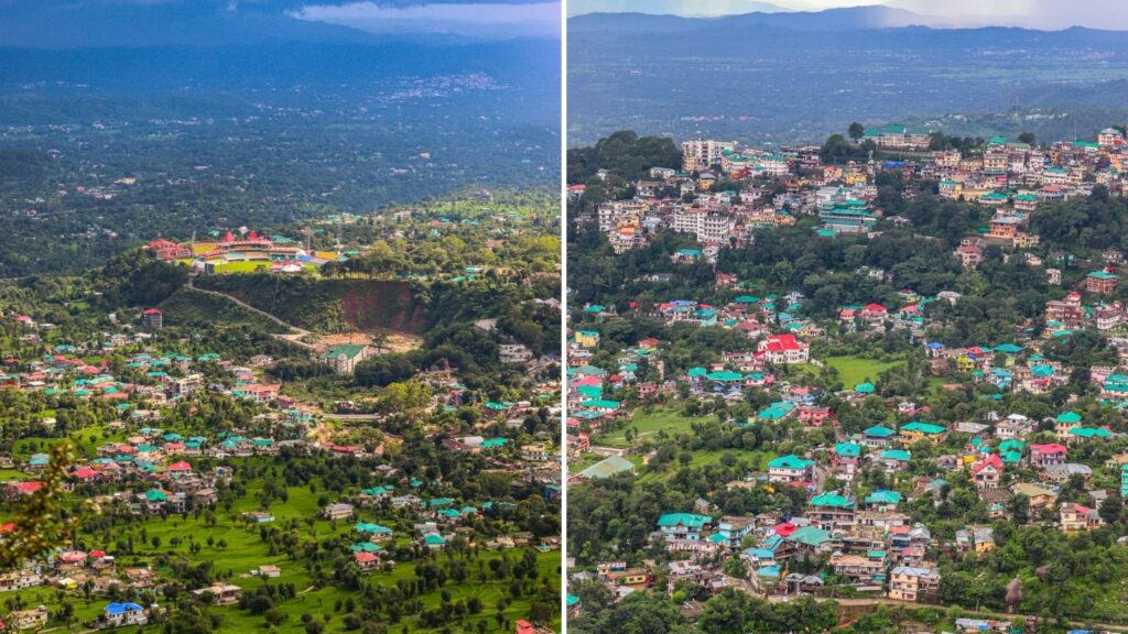 View from Indru Nag Temple - Dharamshala 