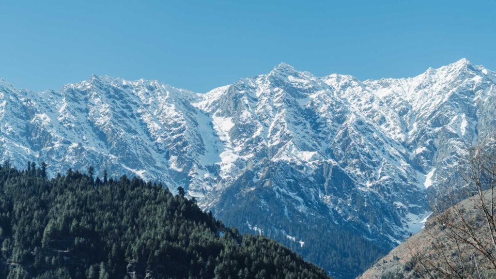 View of the Seven Sisters Peak Mountains - Solang Valley, Manali