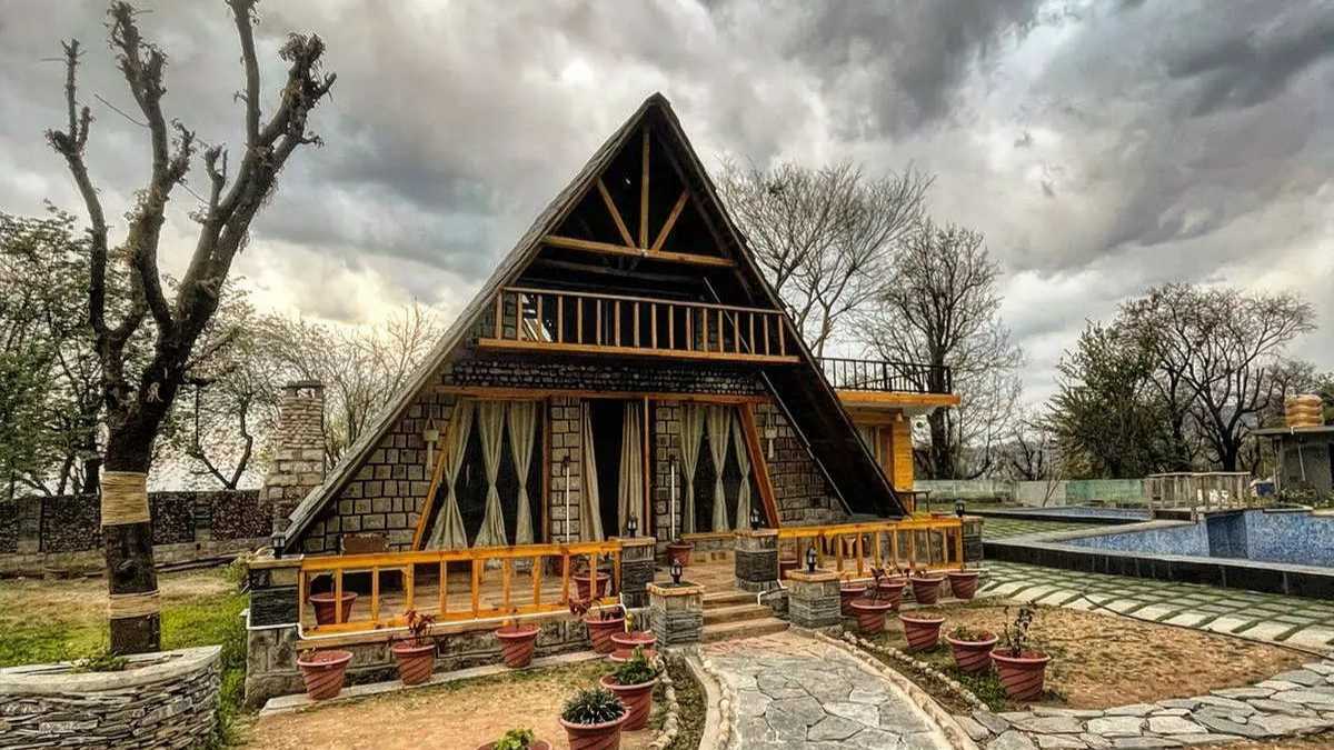 This Quaint A-Frame Cabin with Glass Roof in Dharamshala Offers a Spectacular View of the Mighty Dhauladhars!