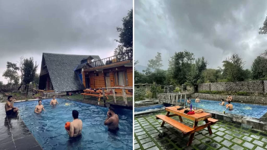 Swimming Pool - The Cabin Dharamshala - Blog Himachal Pradesh - Insta Himachal